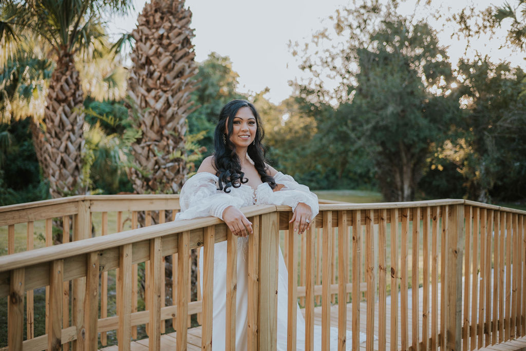 bridal portrait at the banyan estate